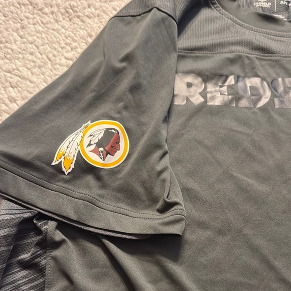 NFL Nike Black Redskins Short Sleeve Tee Crew Neck - Picture 5 of 7